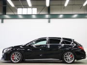 AMG CLAクラス CLA45ｼｭｰﾃｨﾝｸﾞﾌﾞﾚｰｸ 4MATIC ﾚｰﾀﾞｰSP　黒革 ｼｰﾄﾋｰﾀｰ 純正HDDﾅﾋﾞTV Bluetooth Carplay Bｶﾒﾗ LEDﾍｯﾄﾞﾗｲﾄ 自動Rｹﾞｰﾄ&ﾊﾝｽﾞﾌﾙｰA AMGｻｽﾍﾟﾝｼｮﾝ AMG強化ﾌﾞﾚｰｷ AMGｴｱﾛ&AMG18AW　2年保証