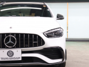 AMG Cクラス C43 4MATIC ｽﾃｰｼｮﾝﾜｺﾞﾝ ﾚｰﾀﾞｰ&ﾅｲﾄPKG　 BSG搭載 現行ﾓﾃﾞﾙ 1ｵｰﾅｰ 茶/黒革 ﾍﾞﾝﾁﾚｰﾀｰ ﾊﾟﾉﾗﾏSR 純正ﾅﾋﾞ ﾌﾞﾙﾒｽﾀｰS HUD Carplay 360ｶﾒﾗ AMGｻｽﾍﾟﾝｼｮﾝ AMGﾘｱﾙﾊﾟﾌｫｰﾏﾝｽｻｳﾝﾄﾞ AMGｴｱﾛ&19ｲﾝﾁAW　2年保証付
