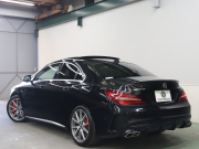 AMG CLAクラス CLA45 4MATIC ﾚｰﾀﾞｰSP　黒革 ｼｰﾄﾋｰﾀｰ 純正HDDﾅﾋﾞTV Bluetooth Carplay Bｶﾒﾗ LEDﾍｯﾄﾞﾗｲﾄ AMGｻｽﾍﾟﾝｼｮﾝ AMG強化ﾌﾞﾚｰｷ AMGｴｱﾛ&AMG18AW　2年保証