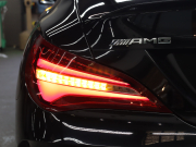 AMG CLAクラス CLA45 4MATIC ﾚｰﾀﾞｰSP　黒革 ｼｰﾄﾋｰﾀｰ 純正HDDﾅﾋﾞTV Bluetooth Carplay Bｶﾒﾗ LEDﾍｯﾄﾞﾗｲﾄ AMGｻｽﾍﾟﾝｼｮﾝ AMG強化ﾌﾞﾚｰｷ AMGｴｱﾛ&AMG18AW　2年保証