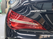 AMG CLAクラス CLA45 4MATIC ﾚｰﾀﾞｰSP　黒革 ｼｰﾄﾋｰﾀｰ 純正HDDﾅﾋﾞTV Bluetooth Carplay Bｶﾒﾗ LEDﾍｯﾄﾞﾗｲﾄ AMGｻｽﾍﾟﾝｼｮﾝ AMG強化ﾌﾞﾚｰｷ AMGｴｱﾛ&AMG18AW　2年保証