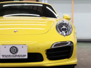 ポルシェ 911(Type991.1) ﾀｰﾎﾞS ｽﾎﾟｰﾂｸﾛﾉ&ｶｰﾎﾞﾝｲﾝﾃﾘｱPKG　正規D車 ﾂｰﾄｰﾝﾚｻﾞｰｲﾝﾃﾘｱ PCCB 赤革 18wayｱﾀﾞﾌﾟﾃｨﾌﾞｽﾎﾟｰﾂｼｰﾄ ﾅﾋﾞTV BOSEｻｳﾝﾄﾞ Bｶﾒﾗ PDLS付LEDﾗｲﾄ 20AW