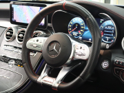 AMG Cクラス C63 ｴｸｽｸﾙｰｼﾌﾞ& ﾚｰﾀﾞｰSP　後期 赤革 ﾊﾟﾉﾗﾏSR ｼｰﾄﾋｰﾀｰ HDDﾅﾋﾞTV Carplay Bｶﾒﾗ Brumesterｻｳﾝﾄﾞ LEDﾗｲﾄ 自動Rｹﾞｰﾄ AMGｽﾀｲﾘﾝｸﾞPKG AMG強化ﾌﾞﾚｰｷ AMG19ｲﾝﾁAW　2年保証付