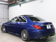AMG Cクラス C63 ｴｸｽｸﾙｰｼﾌﾞ& ﾚｰﾀﾞｰSP　後期 赤革 ﾊﾟﾉﾗﾏSR ｼｰﾄﾋｰﾀｰ HDDﾅﾋﾞTV Carplay Bｶﾒﾗ Brumesterｻｳﾝﾄﾞ LEDﾗｲﾄ 自動Rｹﾞｰﾄ AMGｽﾀｲﾘﾝｸﾞPKG AMG強化ﾌﾞﾚｰｷ AMG19ｲﾝﾁAW　2年保証付