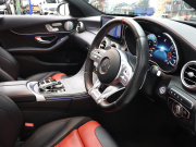 AMG Cクラス C63 ｴｸｽｸﾙｰｼﾌﾞ& ﾚｰﾀﾞｰSP　後期 赤革 ﾊﾟﾉﾗﾏSR ｼｰﾄﾋｰﾀｰ HDDﾅﾋﾞTV Carplay Bｶﾒﾗ Brumesterｻｳﾝﾄﾞ LEDﾗｲﾄ 自動Rｹﾞｰﾄ AMGｽﾀｲﾘﾝｸﾞPKG AMG強化ﾌﾞﾚｰｷ AMG19ｲﾝﾁAW　2年保証付