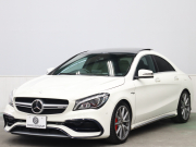 AMG CLAクラス CLA45 4MATIC AMGｱﾄﾞﾊﾞﾝｽﾄﾞ＆ ﾚｰﾀﾞｰSP　黒革 ｼｰﾄﾋｰﾀｰ 純正HDDﾅﾋﾞTV harman/kardon Bluetooth Carplay Bｶﾒﾗ LEDﾍｯﾄﾞﾗｲﾄ AMGｻｽﾍﾟﾝｼｮﾝ AMG強化ﾌﾞﾚｰｷ AMGﾊﾟﾌｫﾏﾝｽｽﾃｱﾘﾝｸﾞ AMGｴｱﾛ&AMG18AW　2年保証付