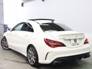 AMG CLAクラス CLA45 4MATIC AMGｱﾄﾞﾊﾞﾝｽﾄﾞ＆ ﾚｰﾀﾞｰSP　黒革 ｼｰﾄﾋｰﾀｰ 純正HDDﾅﾋﾞTV harman/kardon Bluetooth Carplay Bｶﾒﾗ LEDﾍｯﾄﾞﾗｲﾄ AMGｻｽﾍﾟﾝｼｮﾝ AMG強化ﾌﾞﾚｰｷ AMGﾊﾟﾌｫﾏﾝｽｽﾃｱﾘﾝｸﾞ AMGｴｱﾛ&AMG18AW　2年保証付
