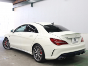 AMG CLAクラス CLA45 4MATIC AMGｱﾄﾞﾊﾞﾝｽﾄﾞ&ﾚｰﾀﾞｰSP　AMGﾊﾟﾌｫｰﾏﾝｽｼｰﾄ 黒革 ｼｰﾄﾋｰﾀｰ 純正HDDﾅﾋﾞTV Bluetooth Carplay Bｶﾒﾗ LEDﾊｲﾊﾟﾌｫｰﾏﾝｽﾍｯﾄﾞﾗｲﾄ AMGﾊﾟﾌｫｰﾏﾝｽEX AMGｻｽﾍﾟﾝｼｮﾝ  AMGｴｱﾛ&18ｲﾝﾁAW　2年保証付