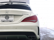 AMG CLAクラス CLA45 4MATIC ﾚｰﾀﾞｰSP　黒革 ｼｰﾄﾋｰﾀｰ 純正HDDﾅﾋﾞTV Bluetooth Bｶﾒﾗ LEDﾗｲﾄ AMGｻｽﾍﾟﾝｼｮﾝ AMG強化ﾌﾞﾚｰｷ AMGﾊﾟﾌｫｰﾏﾝｽｴｸﾞｿﾞｰｽﾄ AMGｴｱﾛ&AMG18ｲﾝﾁAW　2年保証付