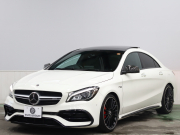 AMG CLAクラス CLA45 4MATIC ﾚｰﾀﾞｰSP　黒革 ｼｰﾄﾋｰﾀｰ 純正HDDﾅﾋﾞTV Bluetooth Carplay Bｶﾒﾗ LEDﾊｲﾊﾟﾌｫｰﾏﾝｽﾍｯﾄﾞﾗｲﾄ AMGｻｽﾍﾟﾝｼｮﾝ AMG強化ﾌﾞﾚｰｷ AMGｽﾎﾟｰﾂｽﾃｱﾘﾝｸﾞ  AMGｴｱﾛ&19ｲﾝﾁAW　2年保証付