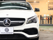 AMG CLAクラス CLA45 4MATIC ﾚｰﾀﾞｰSP　黒革 ｼｰﾄﾋｰﾀｰ 純正HDDﾅﾋﾞTV Bluetooth Carplay Bｶﾒﾗ LEDﾊｲﾊﾟﾌｫｰﾏﾝｽﾍｯﾄﾞﾗｲﾄ AMGｻｽﾍﾟﾝｼｮﾝ AMG強化ﾌﾞﾚｰｷ AMGｽﾎﾟｰﾂｽﾃｱﾘﾝｸﾞ  AMGｴｱﾛ&19ｲﾝﾁAW　2年保証付