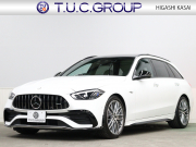 AMG Cクラス C43 4MATIC ｽﾃｰｼｮﾝﾜｺﾞﾝ ﾚｰﾀﾞｰ&ﾅｲﾄPKG　 BSG搭載 現行ﾓﾃﾞﾙ 黒革 ﾍﾞﾝﾁﾚｰﾀｰ ﾊﾟﾉﾗﾏSR 純正ﾅﾋﾞ ﾌﾞﾙﾒｽﾀｰS HUD Carplay 360ｶﾒﾗ AMG強化ﾌﾞﾚｰｷ AMGﾘｱﾙﾊﾟﾌｫｰﾏﾝｽｻｳﾝﾄﾞ AMGｴｱﾛ&19ｲﾝﾁAW　2年保証付