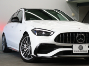 AMG Cクラス C43 4MATIC ｽﾃｰｼｮﾝﾜｺﾞﾝ ﾚｰﾀﾞｰ&ﾅｲﾄPKG　 BSG搭載 現行ﾓﾃﾞﾙ 黒革 ﾍﾞﾝﾁﾚｰﾀｰ ﾊﾟﾉﾗﾏSR 純正ﾅﾋﾞ ﾌﾞﾙﾒｽﾀｰS HUD Carplay 360ｶﾒﾗ AMG強化ﾌﾞﾚｰｷ AMGﾘｱﾙﾊﾟﾌｫｰﾏﾝｽｻｳﾝﾄﾞ AMGｴｱﾛ&19ｲﾝﾁAW　2年保証付