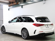 AMG Cクラス C43 4MATIC ｽﾃｰｼｮﾝﾜｺﾞﾝ ﾚｰﾀﾞｰ&ﾅｲﾄPKG　 BSG搭載 現行ﾓﾃﾞﾙ 黒革 ﾍﾞﾝﾁﾚｰﾀｰ ﾊﾟﾉﾗﾏSR 純正ﾅﾋﾞ ﾌﾞﾙﾒｽﾀｰS HUD Carplay 360ｶﾒﾗ AMG強化ﾌﾞﾚｰｷ AMGﾘｱﾙﾊﾟﾌｫｰﾏﾝｽｻｳﾝﾄﾞ AMGｴｱﾛ&19ｲﾝﾁAW　2年保証付
