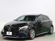 メルセデスベンツ Aクラス A45 4MATIC ﾚｰﾀﾞｰSP　後期 黒革 ﾊﾟﾉﾗﾏSR 純正ﾅﾋﾞ TV Bｶﾒﾗ Carplay LEDﾊﾟﾌｫｰﾏﾝｽﾍｯﾄﾞﾗｲﾄ AMGｻｽﾍﾟﾝｼｮﾝ AMGﾊﾟﾌｫｰﾏﾝｽｴｸﾞｿﾞｰｽﾄ AMG強化ﾌﾞﾚｰｷ AMGｴｱﾛ&18ｲﾝﾁAW　2年保証付