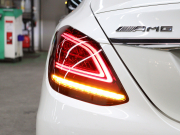AMG Cクラス C43 4MATIC ｴｸｽｸﾙｰｼﾌﾞ&ﾚｰﾀﾞｰSP　黒革 ﾊﾟﾉﾗﾏSR MBUXﾅﾋﾞTV ﾌﾞﾙﾒｽﾀｰS Bｶﾒﾗ ﾍｯﾄﾞｱｯﾌﾟD ACC 自動Rｹﾞｰﾄ AMGｴｸﾞｿﾞｰｽﾄｼｽﾃﾑ AMGｷｬﾘﾊﾟｰ AMGｴｱﾛ&19ｲﾝﾁAW　2年保証