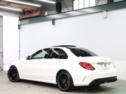 AMG Cクラス C43 4MATIC ｴｸｽｸﾙｰｼﾌﾞ&ﾚｰﾀﾞｰSP　黒革 ﾊﾟﾉﾗﾏSR MBUXﾅﾋﾞTV ﾌﾞﾙﾒｽﾀｰS Bｶﾒﾗ ﾍｯﾄﾞｱｯﾌﾟD ACC 自動Rｹﾞｰﾄ AMGｴｸﾞｿﾞｰｽﾄｼｽﾃﾑ AMGｷｬﾘﾊﾟｰ AMGｴｱﾛ&19ｲﾝﾁAW　2年保証