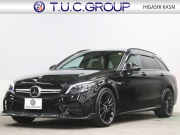 AMG Cクラス C43ｽﾃｰｼｮﾝﾜｺﾞﾝ　後期ﾓﾃﾞﾙ ｸﾗﾝﾍﾞﾘｰﾚｯﾄﾞﾚｻﾞｰ ﾊﾟﾉﾗﾏｻﾝﾙｰﾌ MBUXﾅﾋﾞTV ﾌﾞﾙﾒｽﾀｰｻｳﾝﾄﾞ ﾊﾞｯｸｶﾒﾗ ｱﾀﾞﾌﾟﾃｨﾌﾞｸﾙｰｽﾞｺﾝﾄﾛｰﾙ AMGｴｸﾞｿﾞｰｽﾄｼｽﾃﾑ AMGｴｱﾛ&19ｲﾝﾁAW　2年保証