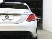 AMG Cクラス C43 4MATIC ｴｸｽｸﾙｰｼﾌﾞ&ﾚｰﾀﾞｰSP　後期 黒革 ﾊﾟﾉﾗﾏSR MBUXﾅﾋﾞTV ﾌﾞﾙﾒｽﾀｰS Bｶﾒﾗ ﾍｯﾄﾞｱｯﾌﾟD ACC 自動Rｹﾞｰﾄ AMGｴｸﾞｿﾞｰｽﾄｼｽﾃﾑ AMGｷｬﾘﾊﾟｰ AMGｴｱﾛ&19ｲﾝﾁAW　2年保証