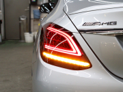 AMG Cクラス C43 4MATIC ｴｸｽｸﾙｰｼﾌﾞ&ﾚｰﾀﾞｰSP　後期 黒革 ﾊﾟﾉﾗﾏSR MBUXﾅﾋﾞTV ﾌﾞﾙﾒｽﾀｰS Bｶﾒﾗ ﾍｯﾄﾞｱｯﾌﾟD ACC 自動Rｹﾞｰﾄ AMGｴｸﾞｿﾞｰｽﾄｼｽﾃﾑ AMGｷｬﾘﾊﾟｰ AMGｴｱﾛ&19ｲﾝﾁAW　2年保証