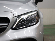 AMG Cクラス C43 4MATIC ｶﾌﾞﾘｵﾚ ﾚｰﾀﾞｰｾｰﾌﾃｲPKG　後期ﾓﾃﾞﾙ ｸﾗﾝﾍﾞﾘｰﾚｻﾞｰ ｴｱｽｶｰﾌ 紺幌 MBUXﾅﾋﾞTV ﾌﾞﾙﾒｽﾀｰｻｳﾝﾄﾞ ﾍｯﾄﾞｱｯﾌﾟﾃﾞｨｽﾌﾟﾚｲ ﾏﾙﾁﾋﾞｰﾑLED AMGｴｷｿﾞｰｽﾄｼｽﾃﾑ AMGｴｱﾛ&19ｲﾝﾁAW　2年保証